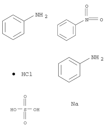 Molecular Structure of 101357-32-8 (Sulfuric acid, reaction products with aniline, aniline hydrochloride and nitrobenzene, sodium salts)